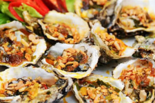 Hàu nướng mỡ hành 